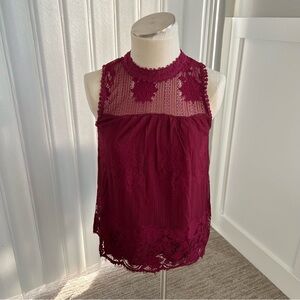Miss Cheivous Junior’s Lace Top Size Medium
